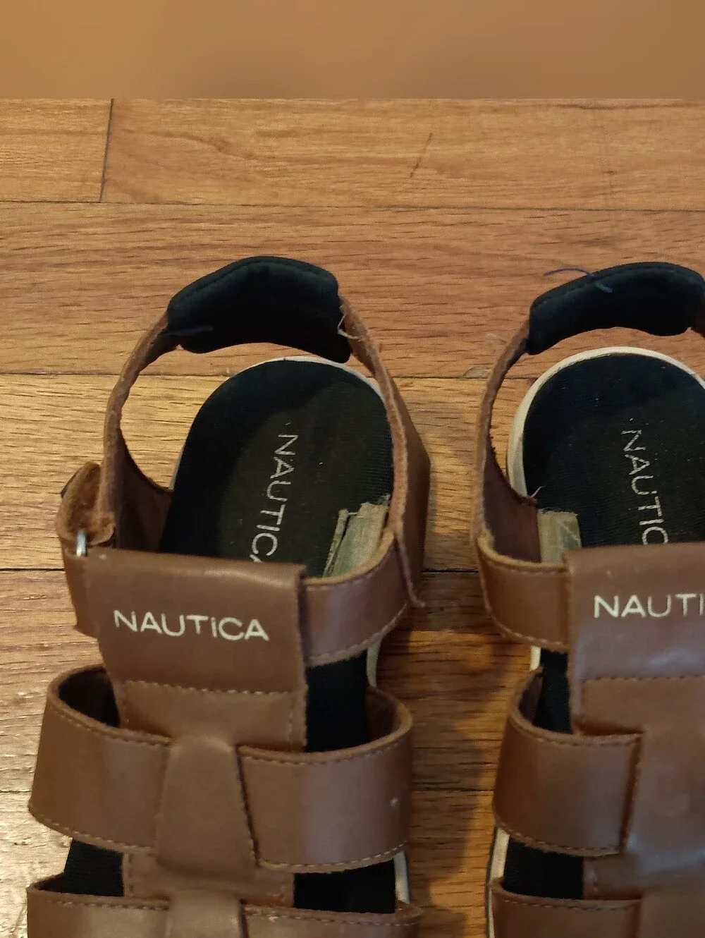 3/$10 🌟 Boys Brown Nautica Sandals Summer Shoes 11